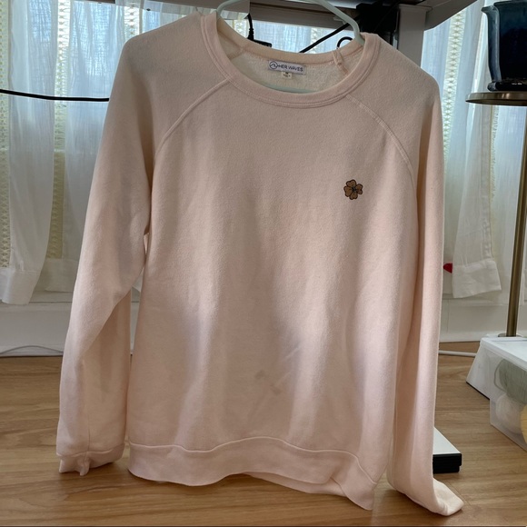 Her Waves Pink Floral and Fins Sweatshirt - medium, sold out! - Picture 8 of 11